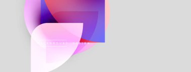 Soyut gradyanlar çakışıyor, dinamik görsel etki yaratıyor. Yumuşak renkler harmanlanarak modern arkaplan tasarımı oluşturur. Minimalist stil.