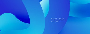 Soyut mavi eğimler akan şekiller yaratır. Modern tasarım akıcılık, derinlik, sakin estetik öneriyor. Arkaplan özellikleri metin etiketleri.