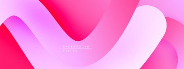 Soyut pembe arka plan. Pürüzsüz katmanlar modern tasarım yaratır. Gradyan gölgeler görsel derinlik, basit zarafet sunar.