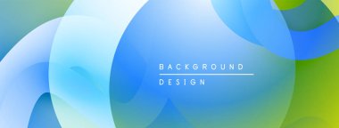 Soyut sıvı şekilleri mavi ve yeşillikleri harmanlıyor. Yumuşak gradyanlar modern arkaplan tasarımı yaratır. Minimalist estetik, temiz sunum.