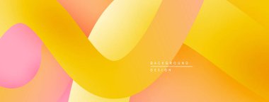 Soyut arkaplan özellikleri üst üste binen yuvarlak şekiller. Sıcak renkler karışır, pürüzsüz gradyanlar yaratır. Tasarım modern estetiği çağrıştırıyor.