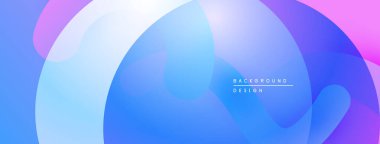 Soyut akışkan şekiller harmanlanarak, canlı bir arkaplan oluşturur. Yumuşak renkler sakin ve modern estetik olduğunu gösteriyor. Dizayn ögeleri örtüşüyor.