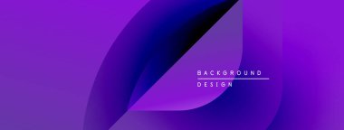 Soyut mor tasarım. Yumuşak eğimler akışkan şekiller yaratır, modern estetik. Metin arka plan tasarımı okur. Minimalist kompozisyon.
