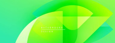 Soyut yeşil gradyan tasarımı. Geometrik şekiller, dinamik görsel efekt oluşturur. Metin arka plan tasarımı okur. Modern, canlı kompozisyon.