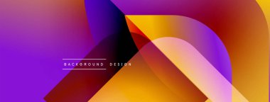 Soyut gradyanlar çakışıyor, dinamik görsel etki yaratıyor. Mor, turuncu, kırmızı renkler kompozisyona hakim. Metin arkaplan tasarımı okur.