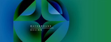 Soyut sıvı şekilleri mavi ve yeşillikleri harmanlıyor. Modern tasarım renk değişimi, dinamik kompozisyon içerir. Metin arkaplan tasarımı okur.