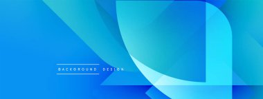 Soyut mavi eğimler dinamik şekiller yaratır. Modern tasarım teknoloji, yenilik, akıcılık öneriyor. Özgeçmiş ve sunumlar için temiz estetik.
