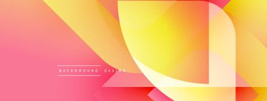 Soyut eğim arkaplanı. Sıcak renkler harmanlanarak, dinamik görsel efekt yaratır. Yumuşak şekiller üst üste biner, modern tasarımı oluşturur.