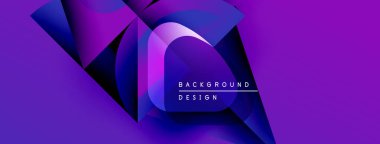 Soyut mor tasarım dinamik şekiller, gradyanlar içerir. Modern arkaplan sunumlar, dijital sanat projeleri için ideal. Canlı, şık bir kompozisyon..