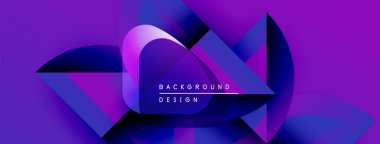 Soyut mor tasarım akışkan şekiller, gradyanlar içerir. Metin arka plan tasarımı okur. Modern, dinamik görsel kompozisyon.