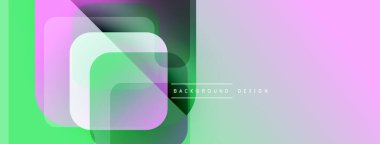Soyut geometrik şekiller çakışıyor. Yumuşak pastel renkler harmanlanarak modern arkaplan tasarımı oluşturur. Minimalist tarz, pürüzsüz gradyanlar mevcut.