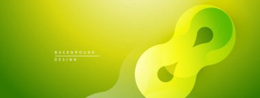 Soyut yeşil arkaplan. Düz eğriler dinamik şekil yaratır, eğim etkisi derinlik ekler. Modern görseller için minimalist tasarım.