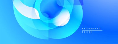 Soyut mavi şekiller dinamik görsel efekt oluşturur. Renkler derinlik sağlar, modern estetik. Arkaplan tasarımı ögesi.