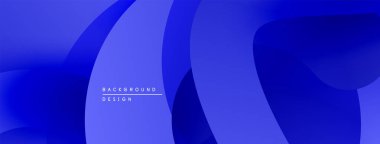 Soyut mavi arkaplan. Pürüzsüz gradyanlar akışkan şekiller, modern tasarım yaratır. Minimalist estetik, dijital projeler için uygun.
