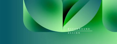 Soyut sıvı şekilleri harmanlanarak canlı yeşil, deniz mavisi gradyanı oluşturur. Modern tasarım hareketi, derinliği, basitliği öneriyor. Dijital projeler için arkaplan ögesi.