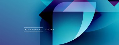 Soyut mavi tasarım akışkan şekiller, gradyanlar içerir. Katmanlı elementlerle modern estetik, metin arkaplan tasarımı okuyor.