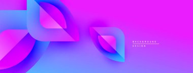 Soyut enerjik tasarım akış şekilleri, gradyanlar. Pembe, mavi renkler dinamik görsel efekt yaratır. Modern arkaplan ögesi.
