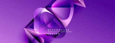 Soyut mor tasarım akışkan şekiller, gradyanlar içerir. Metin elemanları ve dinamik bileşimi olan modern arkaplan.
