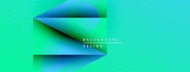 Soyut eğim arkaplanı. Mavi, yeşil renkler düzgün bir şekilde harmanlanır. Metin arka plan tasarımı okur. Modern, minimalist estetik. Canlı renk şeması.