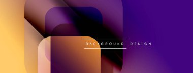 Soyut gradyanlar harmanlanarak, dinamik görsel efekt yaratır. Modern tasarım öğeleri akıcılığı ve yeniliği önerir. Renkler altından mora kadar değişir.