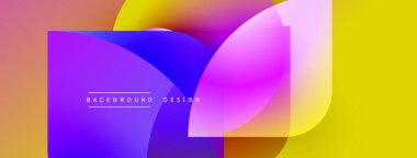 Soyut canlı katmanlar örtüşüyor. Renkler karışıyor, dinamik görsel efekt yaratıyor. Modern tasarım ögeleri pürüzsüz geçişler sunar.