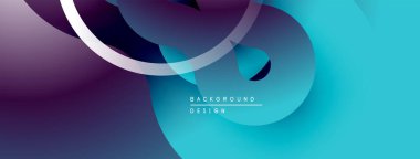 Soyut akışkan şekiller, canlı renkler modern arkaplan yaratır. Gradyan geçişler, düz eğriler tasarım elementlerini tanımlar.
