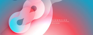 Soyut akışkan şekiller harmanlanarak, canlı bir arkaplan oluşturur. Yumuşak kıvrımlar, modern tasarım, pürüzsüz geçişler baskın bileşim.