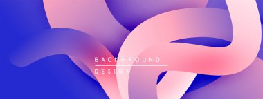 Soyut sıvı şekiller pembeleri, mavileri, morları harmanlıyor. Modern tasarım hareketi, yumuşaklığı ve derinliği çağrıştırıyor. Arkaplan özellikleri metin arkaplanı, tasarım.