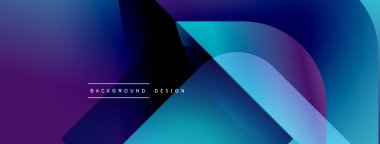 Soyut eğim arkaplanı. Canlı mor, mavi renkler pürüzsüz bir şekilde harmanlanmış. Dijital projeler için modern tasarım ögesi.