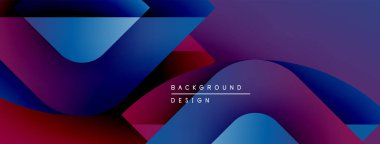 Soyut sıvı şekilleri örtüşür, canlı mavi, mor, kırmızı gradyanlar yaratır. Modern tasarım elementleri dinamik hareket, görsel enerji.
