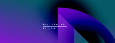Soyut eğim arkaplanı. Mor, mavi renkler düzgün bir şekilde harmanlanır. Metin arka plan tasarımı okur. Minimalist, modern estetik.
