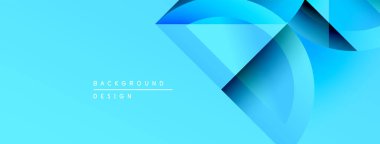 Soyut mavi tasarım. Geometrik şekiller, dinamik görsel efekt oluşturur. Sunumlar ve web siteleri için modern arkaplan uygun.
