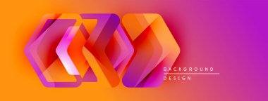 Soyut geometrik şekiller, canlı turuncu gradyan. Arka planlar, afişler, sunumlar için modern tasarım unsuru. Temiz, dinamik bileşim.