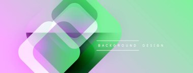 Soyut geometrik şekiller çakışıyor. Yumuşak pastel renkler harmanlanarak modern arkaplan tasarımı oluşturur. Minimalist stil, ışık eğimleri mevcut.