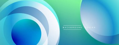Soyut sıvı şekilleri, mavi, turkuaz, yeşil gradyanlar. Modern tasarım, pürüzsüz geçişler, basit arkaplan elementleri.