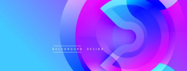 Soyut sıvı şekiller, parlak mavi, pembe renkler. Modern tasarım, dinamik kompozisyon, pürüzsüz gradyanlar görsel ilgi yaratır.