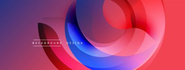 Soyut sıvı şekiller, canlı renklerin karışımı. Modern tasarım elementleri dinamik bileşim yaratır. Gradyan gölgeler görsel ilgi sunar.