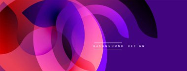 Soyut akışkan şekiller, canlı renklerin karışımı. Pembe, mor, kırmızı renkler dinamik arkaplan tasarımı yaratır. Modern estetik.