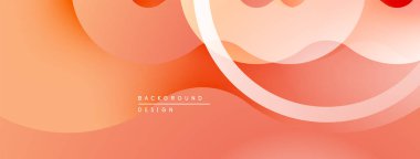 Soyut turuncu arka plan. Pürüzsüz kıvrımlar, akışkan şekiller modern tasarım yaratır. Gradyan renkler hafif görsel ilgi sunar.