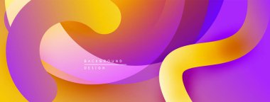 Soyut sıvı şekilleri canlı renkleri harmanlar. Gradyan geçişler dinamik görsel akış yaratır. Arka planlar için modern tasarım ögesi.