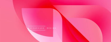 Soyut pembe eğimli şekiller çakışıyor. Modern tasarım, pürüzsüz kıvrımlar dinamik görsel akış yaratır. Arkaplan özellikleri metin arkaplanı, tasarım.