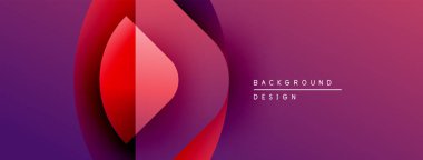 Soyut eğim arkaplanı. Kırmızı, mor renkler düzgün bir şekilde harmanlanır. Metin elementli minimalist tasarım. Modern estetik.