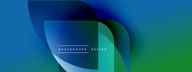 Soyut sıvı şekilleri mavi ve yeşil renkleri harmanlıyor. Modern tasarım merkezi formda metin arkaplan tasarımı içerir. Gradyan renkler dinamik görsel efekt yaratır.
