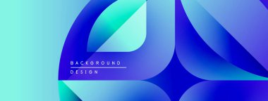 Soyut mavi tasarım. Akışkan şekiller, dinamik görsel efekt oluşturur. Dijital projeler için modern arkaplan.