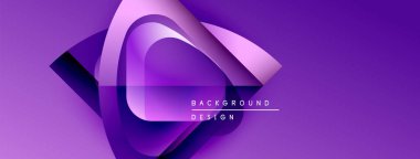 Soyut mor tasarım kıvrımlı şekiller, gradyanlar içerir. Metin elemanları ve dinamik bileşimi olan modern arkaplan.