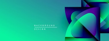 Soyut eğim arkaplanı. Canlı turkuaz, mor renkler harmanlanmış. Modern tasarım elementleri dinamik bileşim yaratır. Mevcut en küçük metin.
