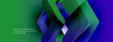 Soyut gradyan katmanlar dinamik görsel akış yaratır. Mor 'a yeşil geçişler, modern arka plan tasarımını oluşturuyor. Pürüzsüz şekiller örtüşür.