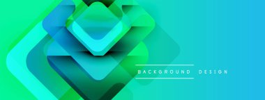 Soyut geometrik katmanlar canlı bir değişim etkisi yaratır. Modern tasarım unsurları derinlik, yenilik, görsel cazibe.