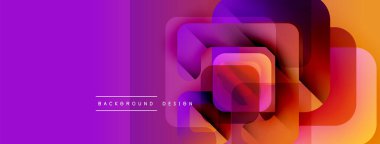 Soyut geometrik katmanlar canlı bir değişim etkisi yaratır. Mor, turuncu renkler kusursuz bir şekilde harmanlanmış, modern tasarım elementi..
