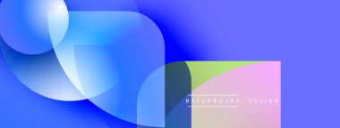 Soyut mavi tasarım akış şekilleri, gradyanlar, yumuşak renkler. Arkaplan, pankart ve sunumlar için uygun modern kompozisyon.